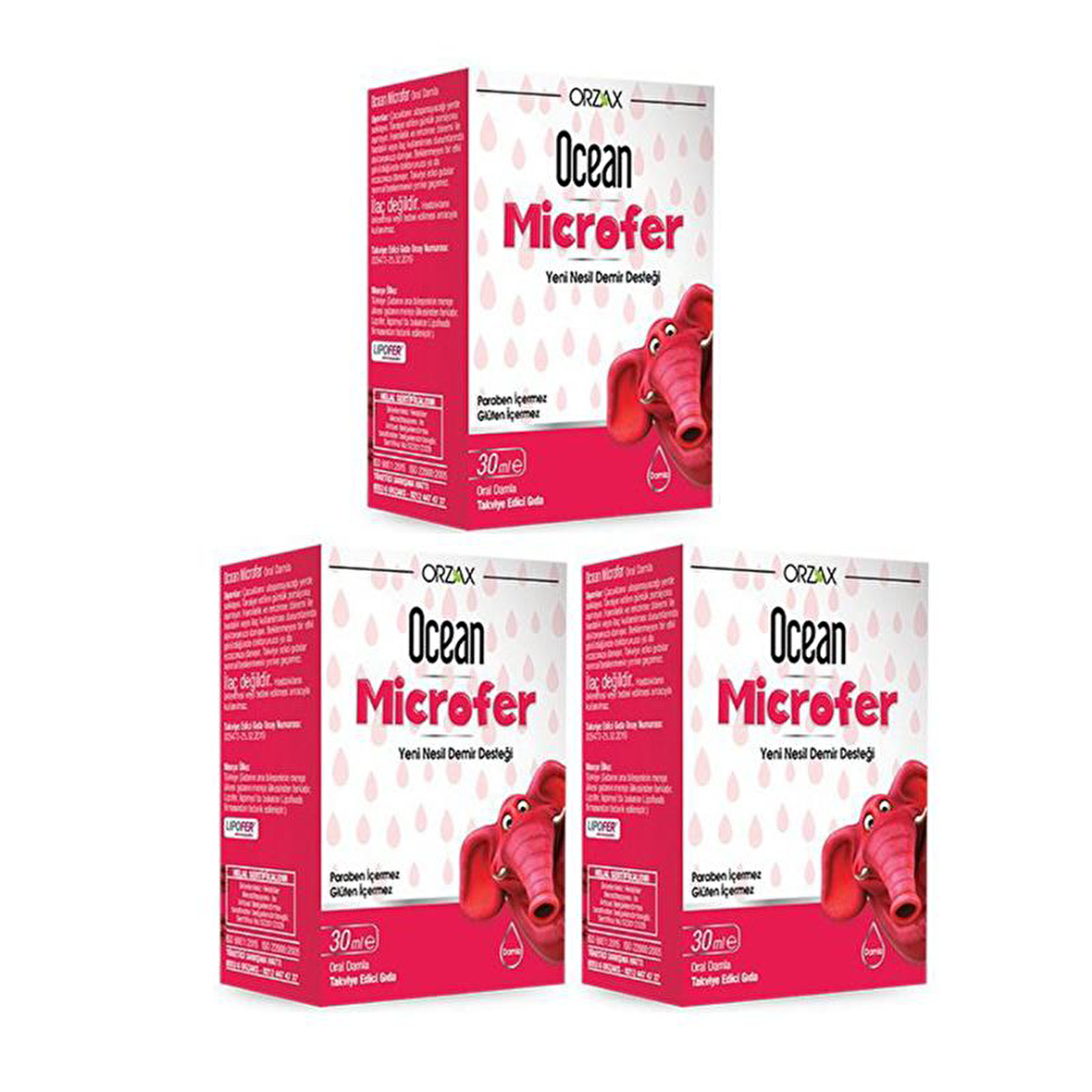 Ocean Microfer Damla 30 ML x 3 Adet