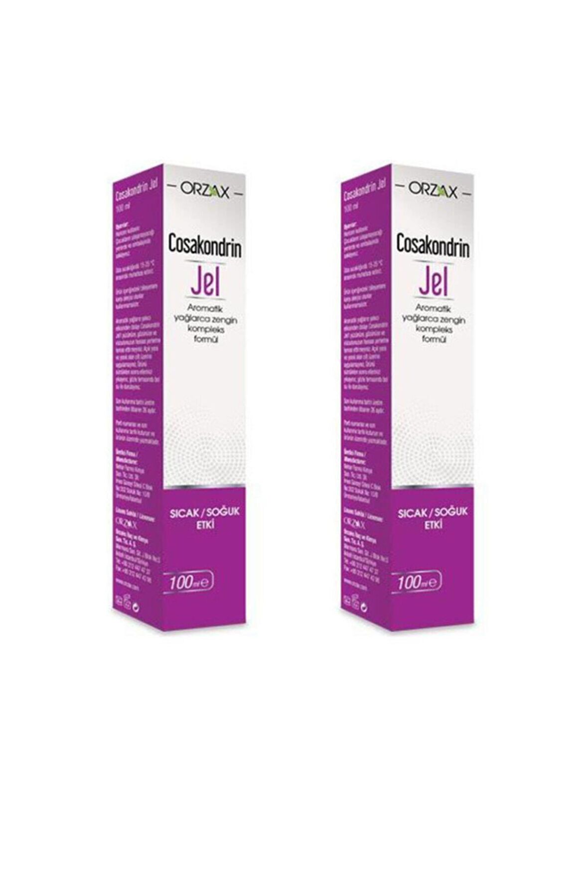 Orzax Cosakondrin Jel 100ml 2 Adet