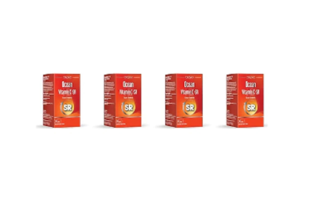 Ocean Vitamin C SR 500 mg 30 Tablet 4'lü