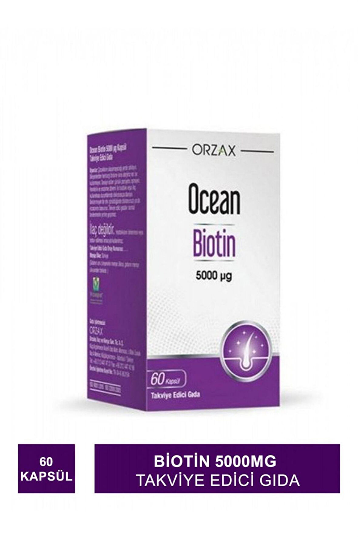 Ocean Biotin 5000 Mcg 60 Kapsül