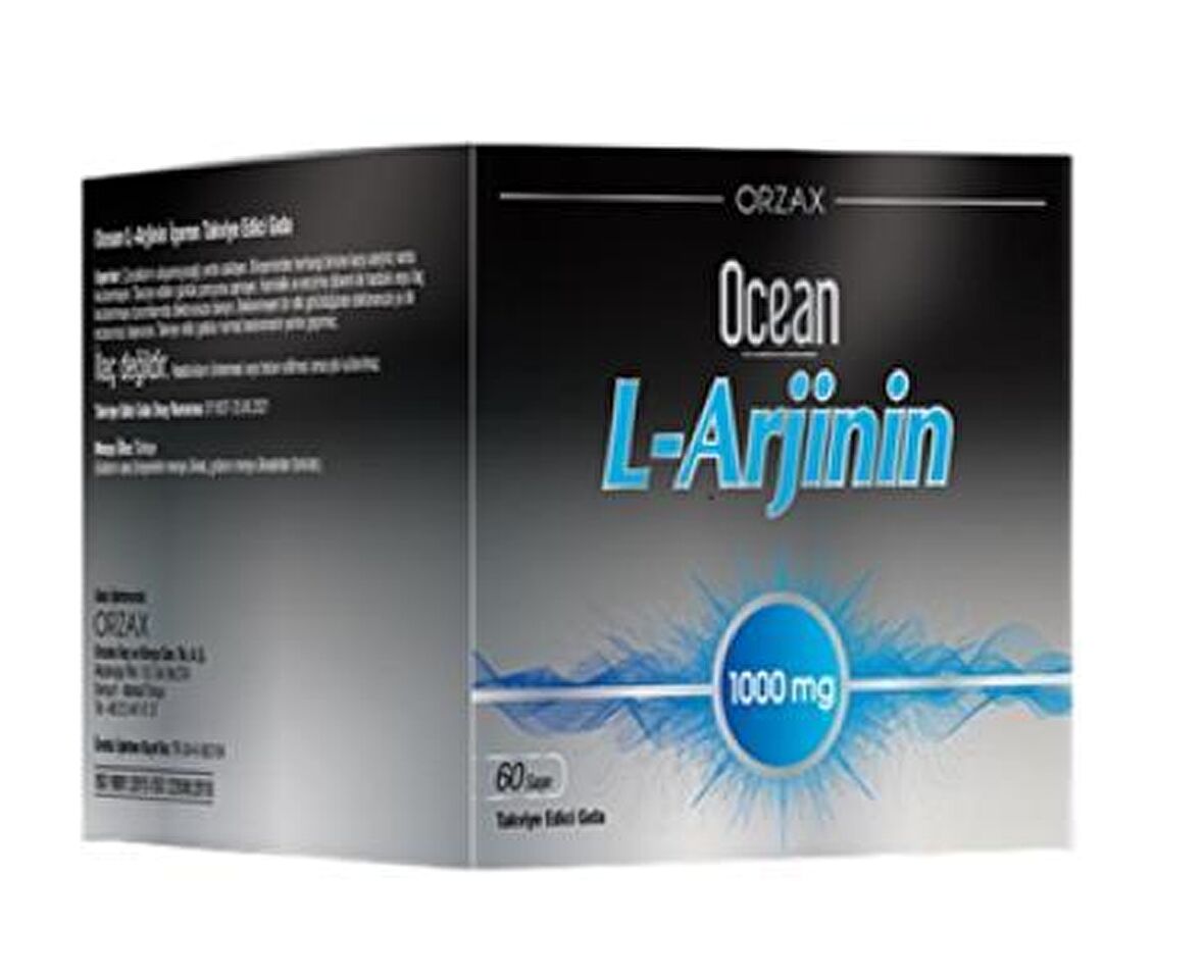 Orzax Ocean L-Arjinin 1000 mg 60 Saşe