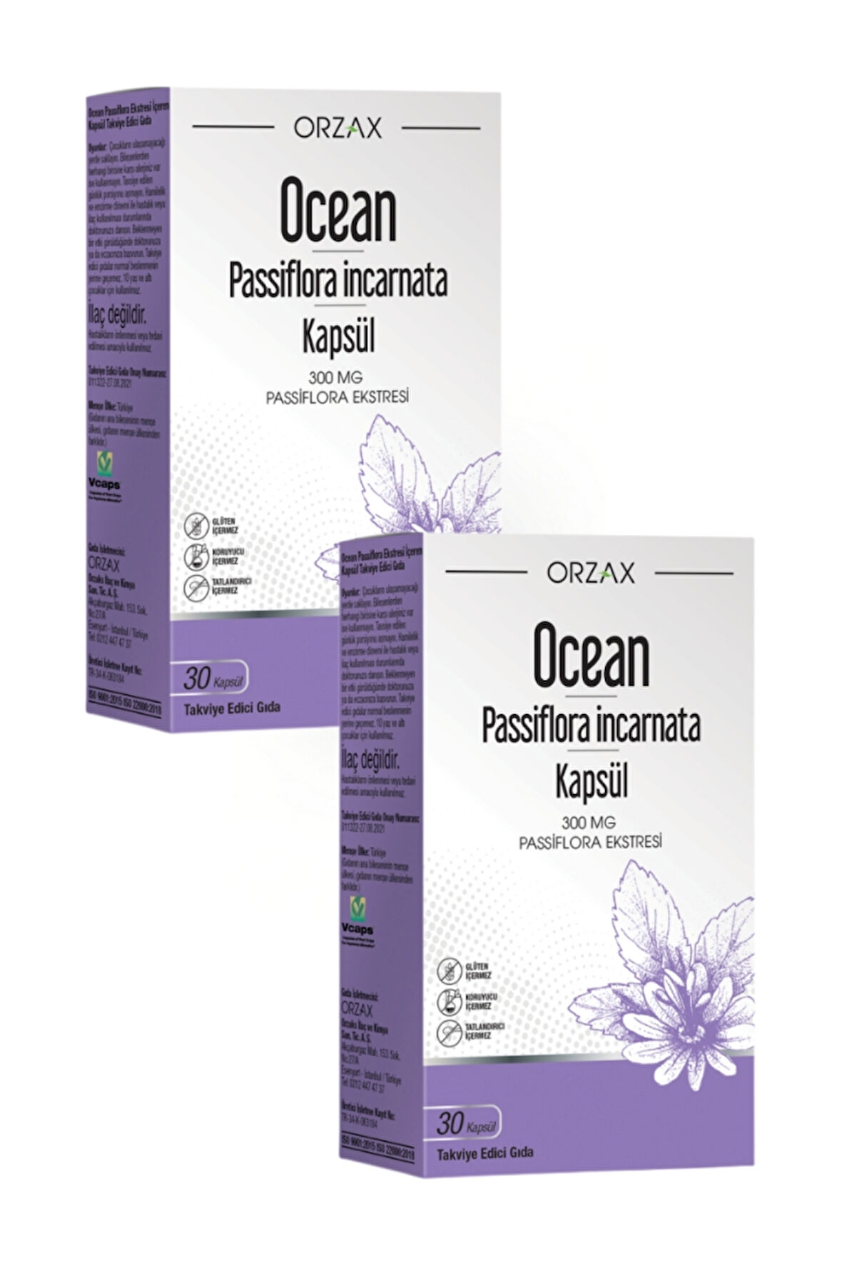 Ocean Passiflora 30 Kapsül x 2 Adet