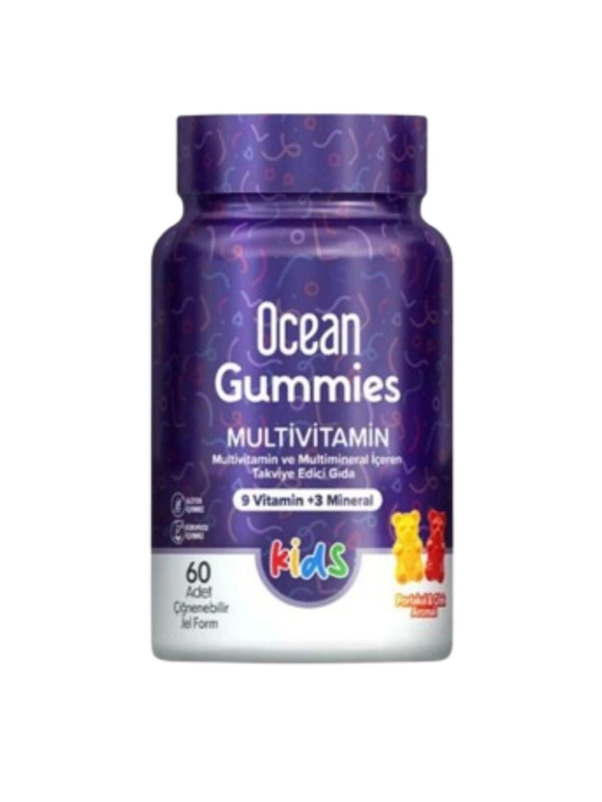 Ocean Gummies Multivitamin 60 Çiğnenebilir Jel Form