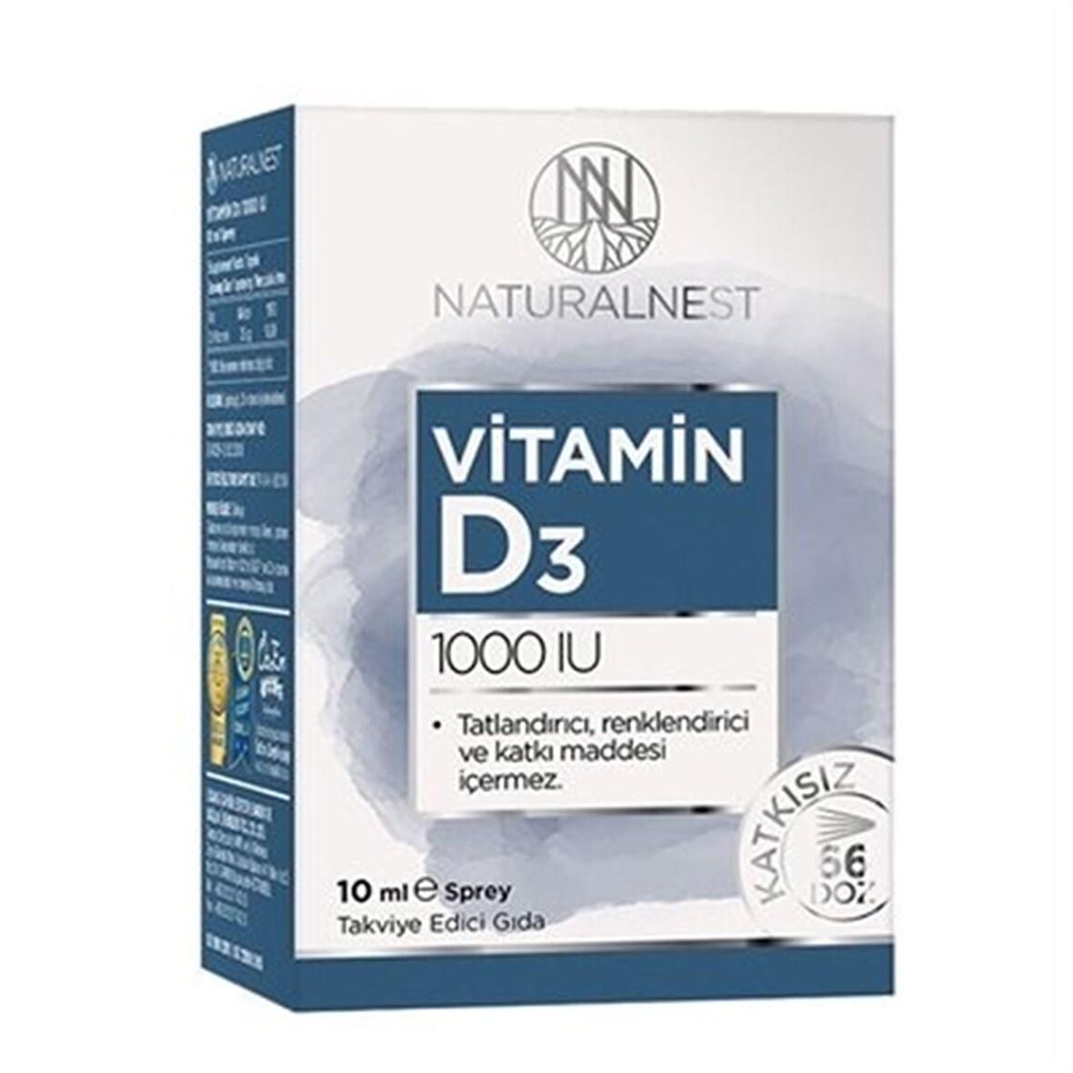 Naturalnest Vitamin D3 1000 IU Sprey 10 ml