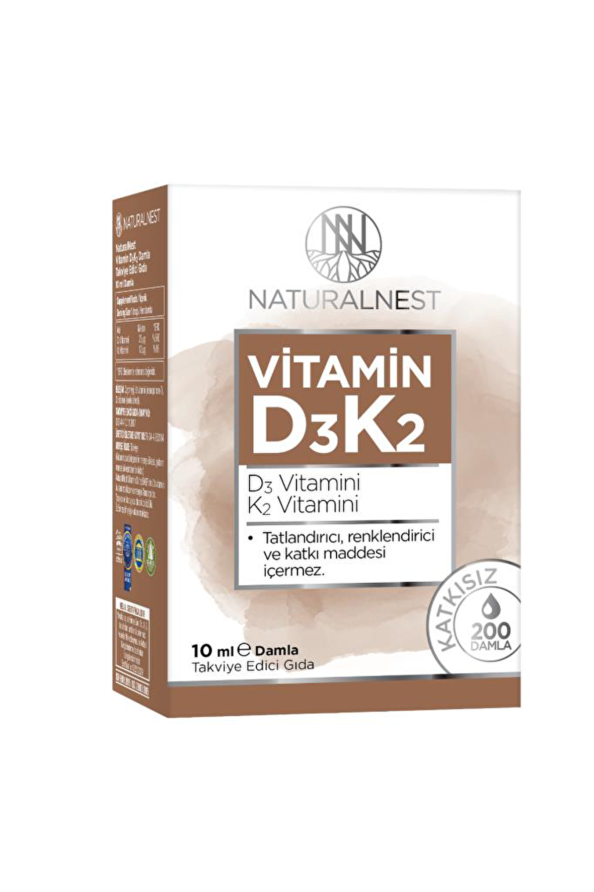 Naturalnest Vitamin D3K2 Damla 10 ml