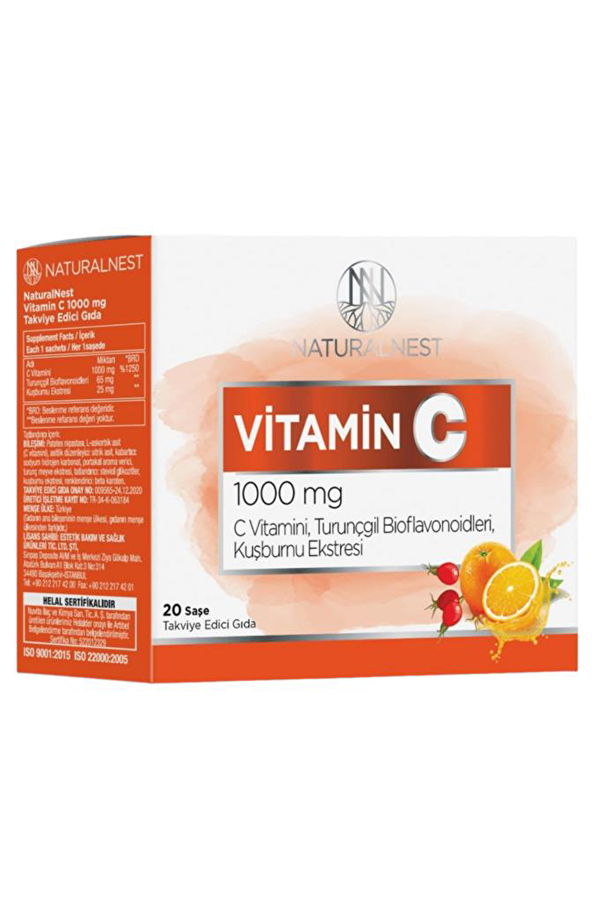 Naturalnest Vitamin C 1000 mg 20 Saşe