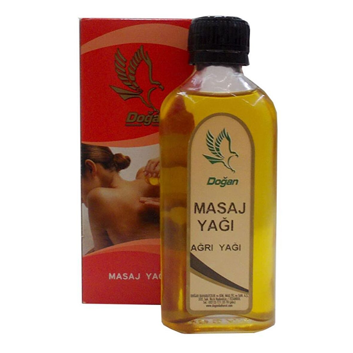 Masaj Yağı Cam Şişe 100 ML