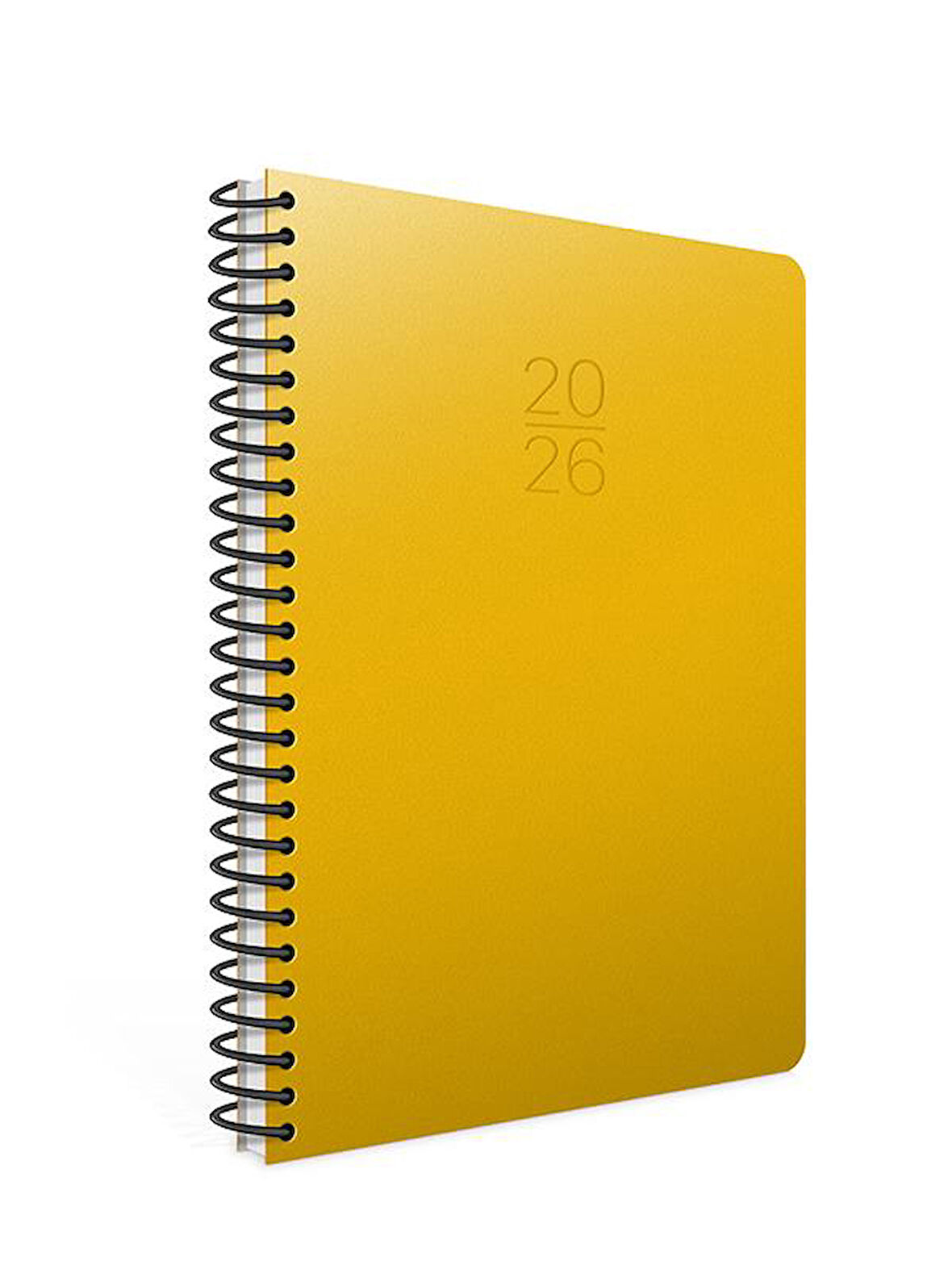 Gıpta 2026 Spiralli Günlük Ajanda 20x28 cm 419-SEK Sarı