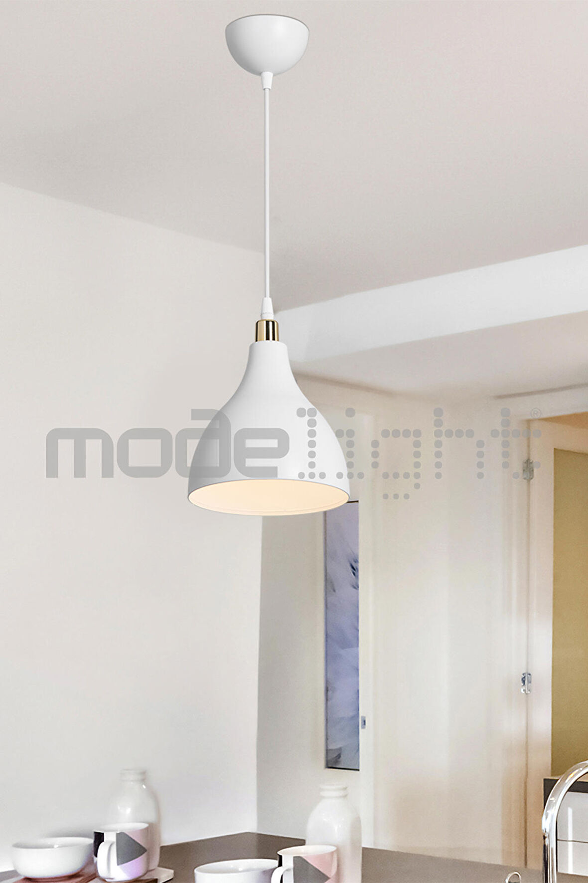 RONDA TEKLİ SARKIT BEYAZ / SALON - OTURMA ODASI - ÇOCUK ODASI - YEMEK ODASI - MUTFAK - ANTRE - HOL