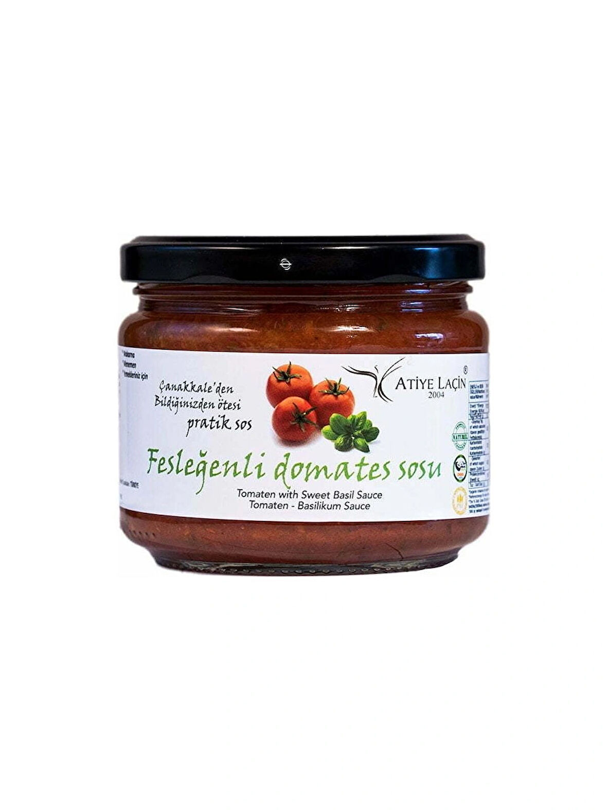 ATİYE LAÇİN DOMATESLİ FESLEĞENLİ SOS 300G
