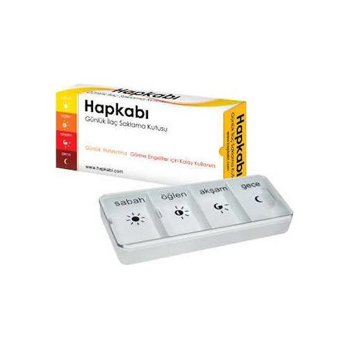 Hapkabı İlaç Saklama Kutusu Günlük