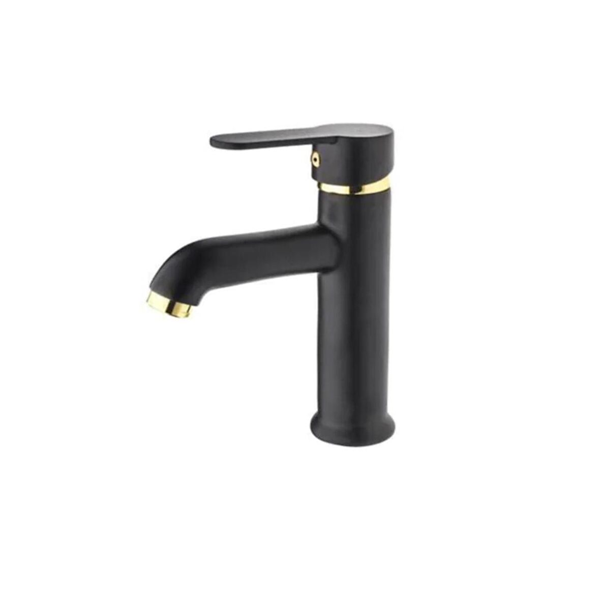 POLİ KRİSTAL MİX LAVABO BATARYASI  SİYAH-ALTIN (ZRV200)