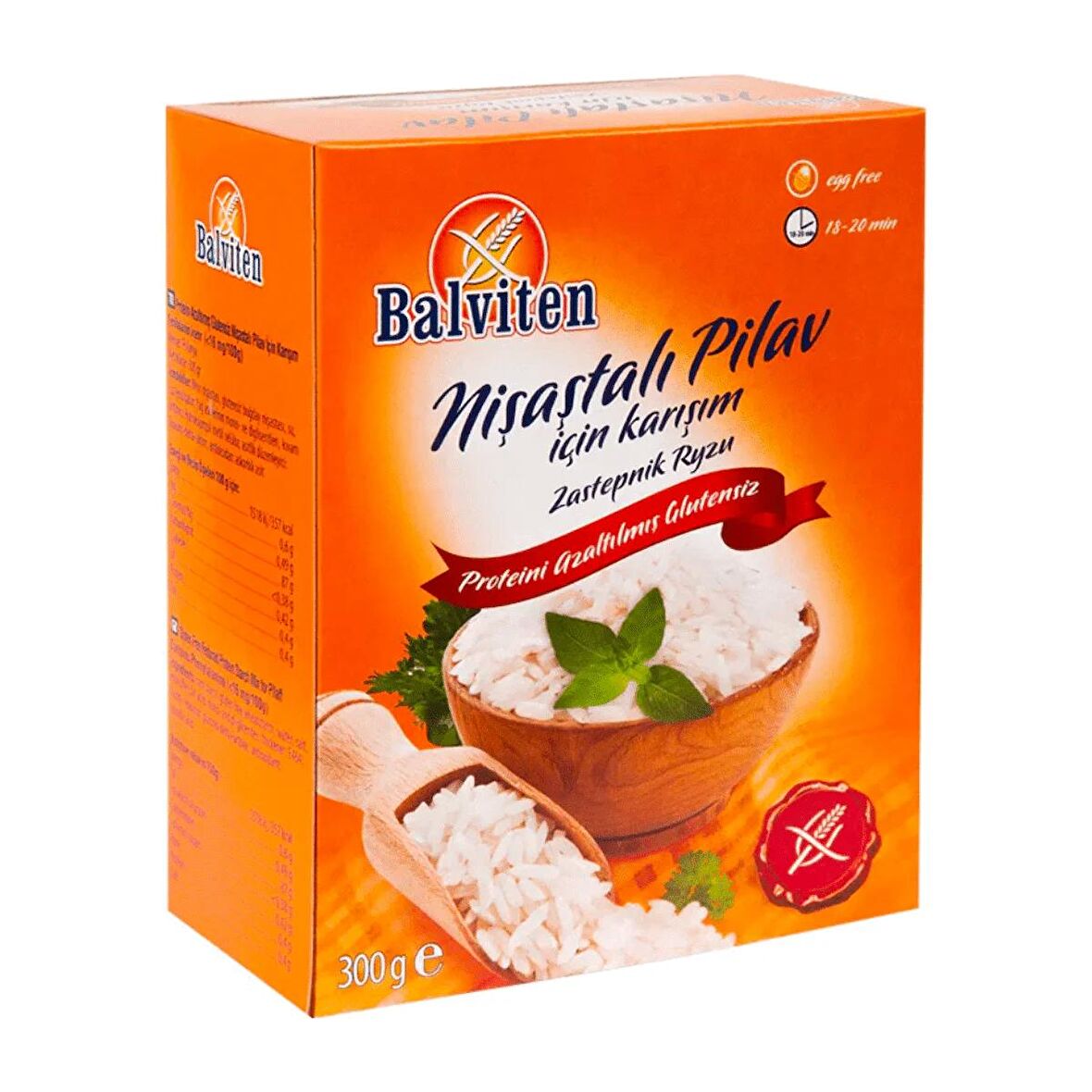 Balviten Düşük Proteinli Glutensiz Pirinç İkamesi 300g