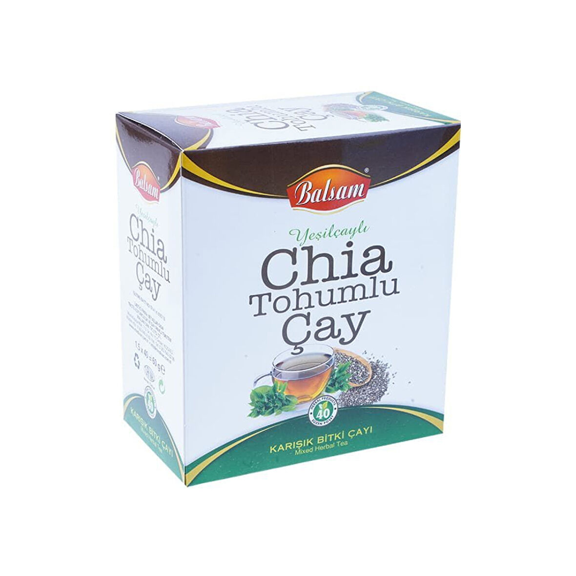 Balsam Chia Tohumlu Çay 40'Lı Süzen Poşet