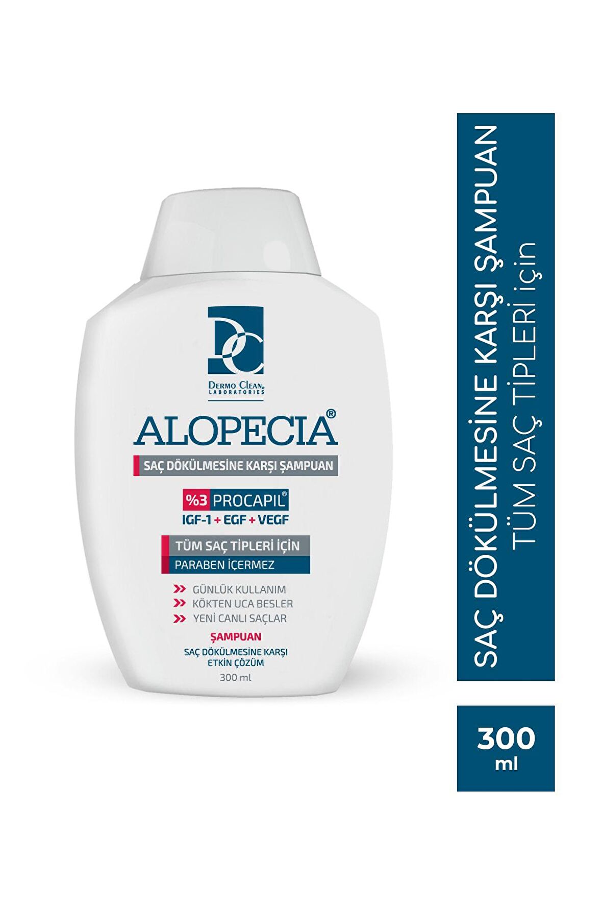 Dermo Clean Alopecia Dökülen Saçlar İçin Dökülme Karşıtı Şampuan 300 ml