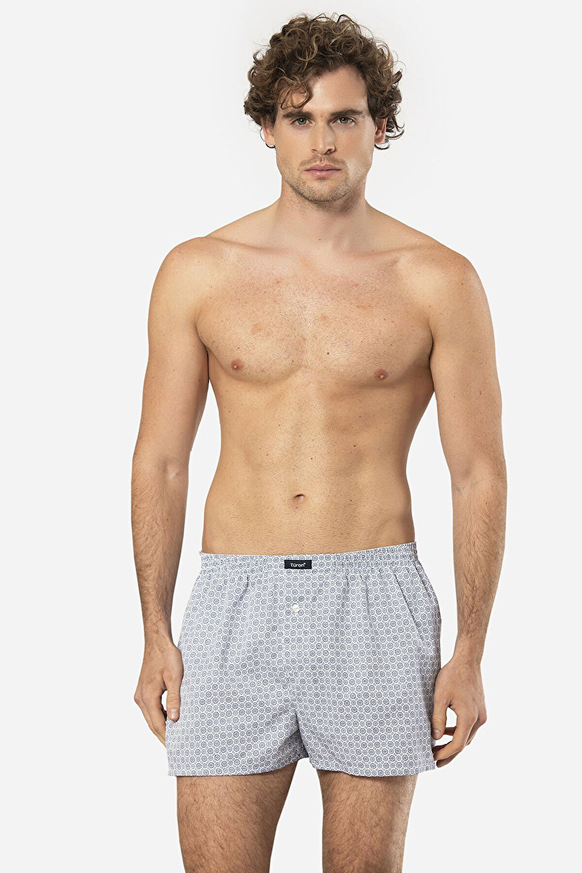 Türen Erkek Poplin Boxer 140/Renkli