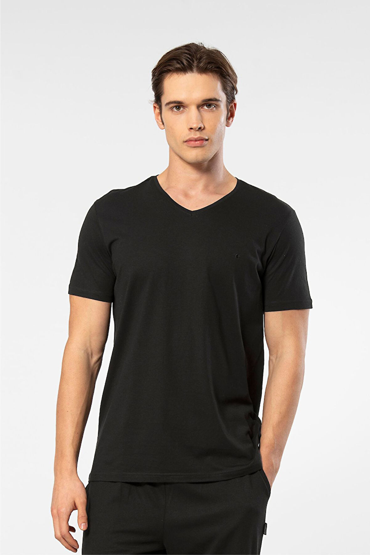 Cacharel Erkek V Yaka T-Shirt