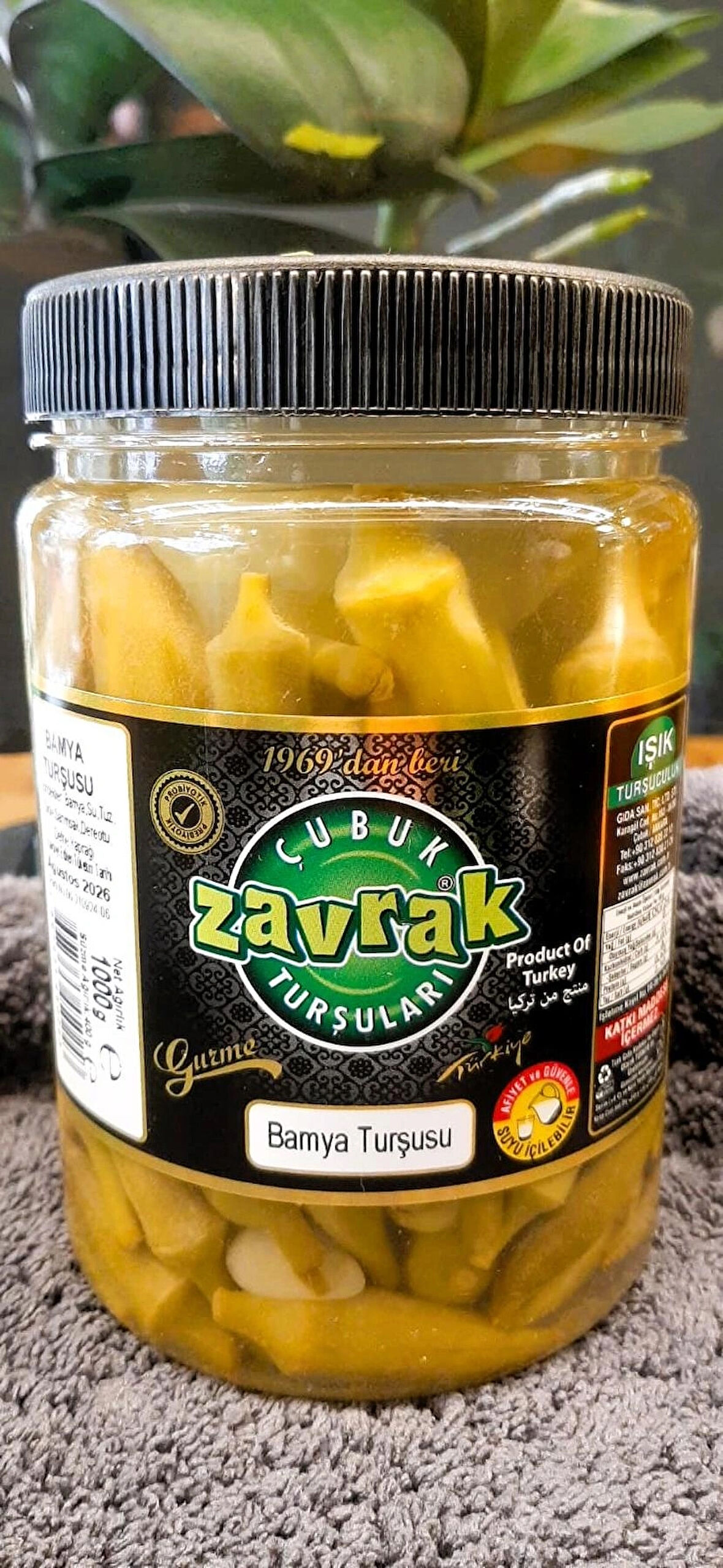 Zavrak Naturel Bamya Turşusu (1 kg)