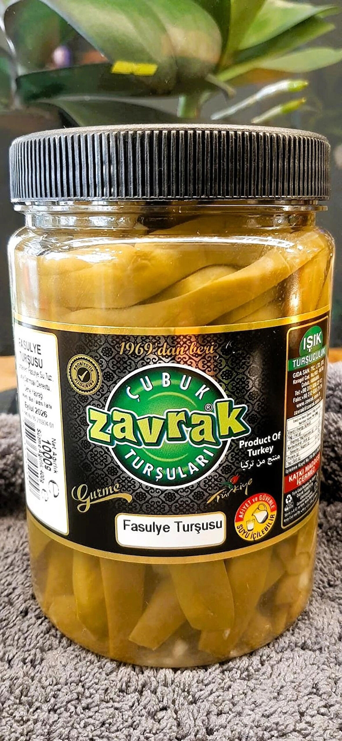 Zavrak Naturel Fasülye Turşusu (1 Kg.)