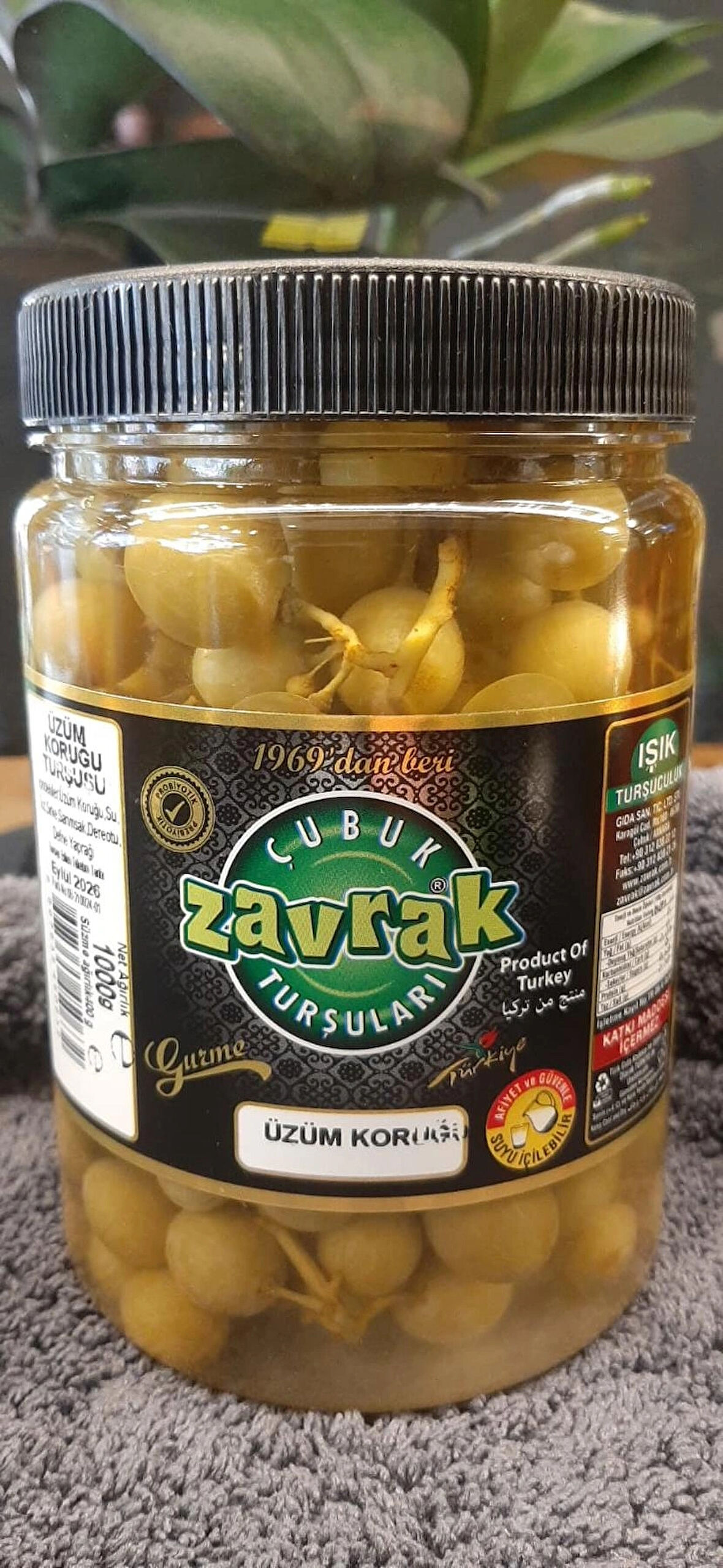 Zavrak Naturel Üzüm Koruğu (1 kg.)