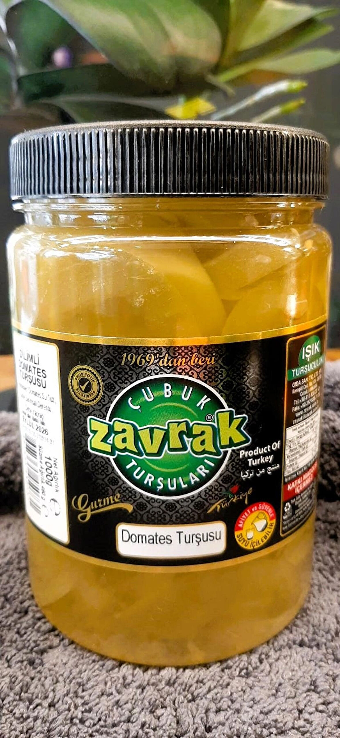 Zavrak Naturel Domates Turşusu (1 kg)