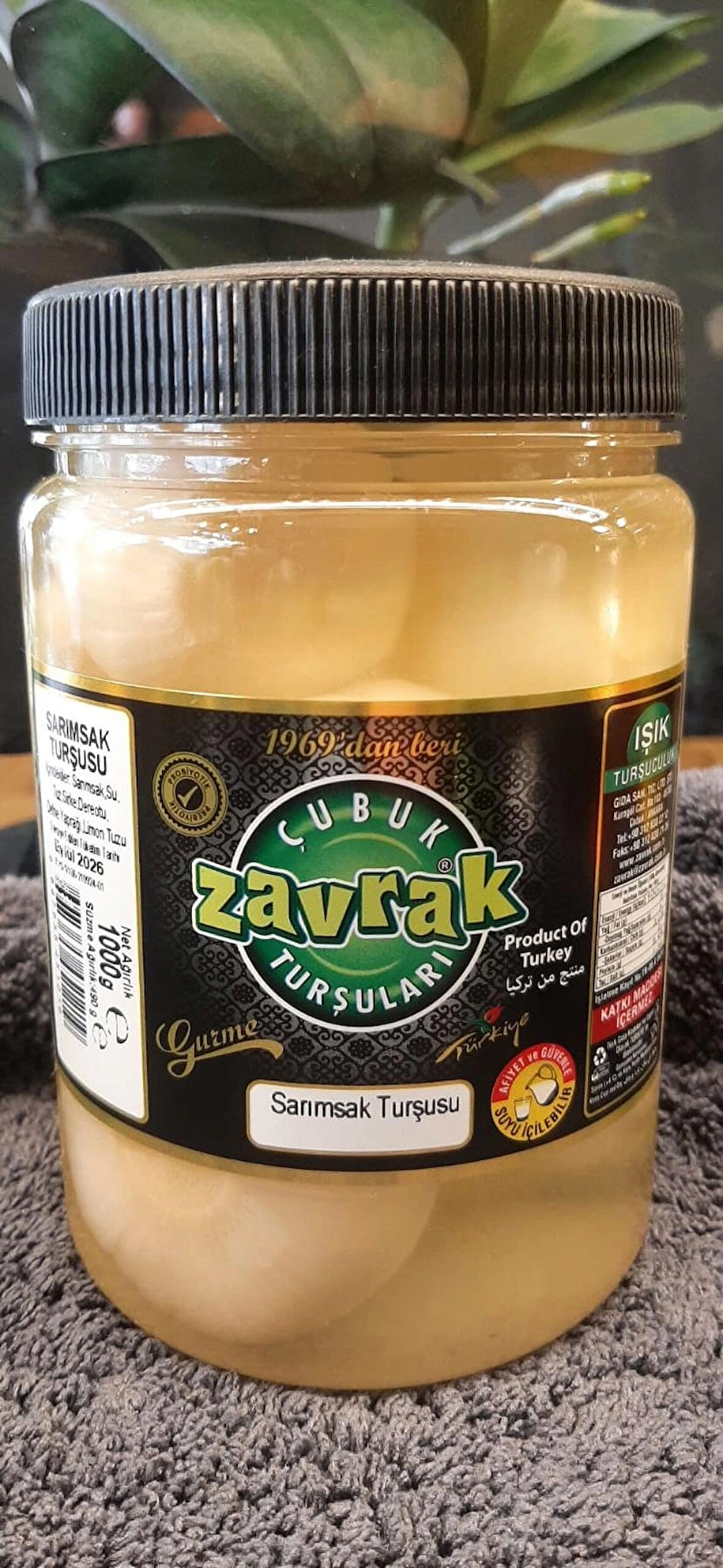 Zavrak Naturel Sarımsak Turşusu (1 Kg.)