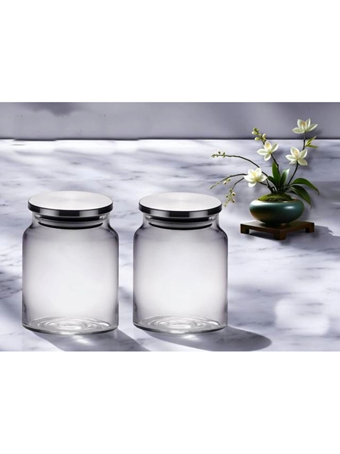 Gönül Metal Kapaklı Cam Kavanoz 500 cc