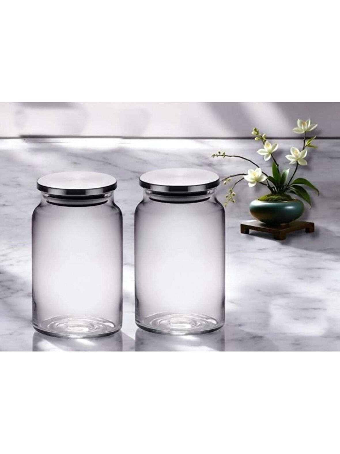 Gönül GNL 3435 Metal Kapaklı Cam Kavanoz 800 cc