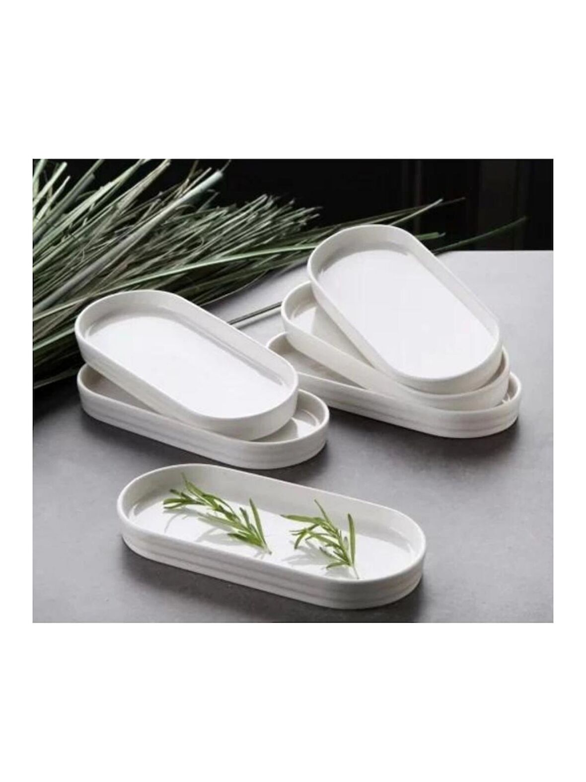 Gönül GNL3490 Oval Tabak 20x12x2.4cm (Tekli)