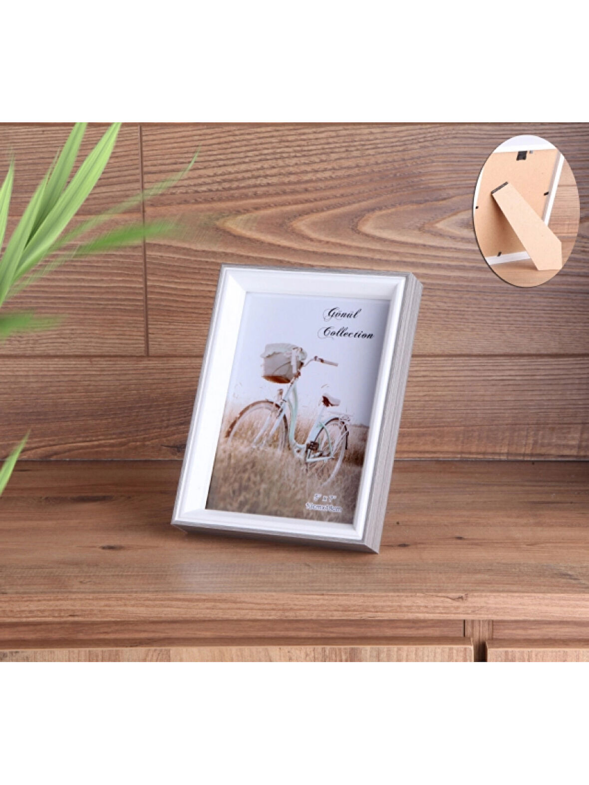 Gönül GNL 3583 Gri Ahşap Çerçeve 13x18 cm