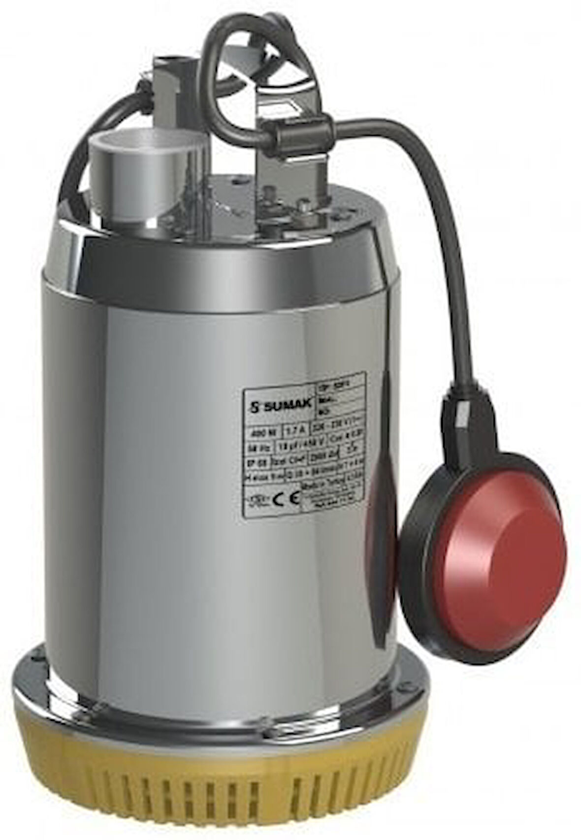 Sumak SDF6A Dalgıç Pompa 0.5Hp 1.1/4'' - Temiz Su Paslanmaz