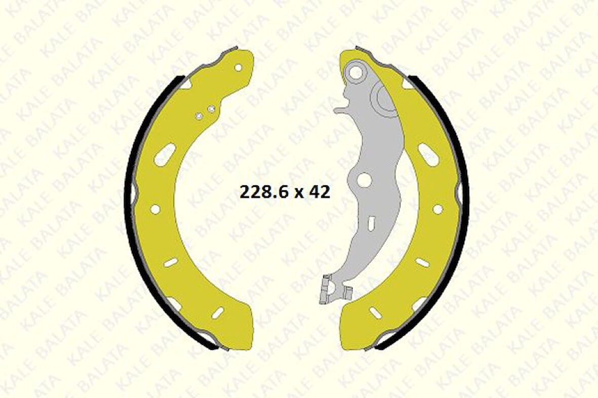 Ford Arka Fren Balatası Pabuc Bmax 12 /> Focus III 1.0 / 1.5tdci / 1.6ti 11 /> Transıt Courıer 1.5tdci 1. - Kale B 1241 0450 05 P Kf23