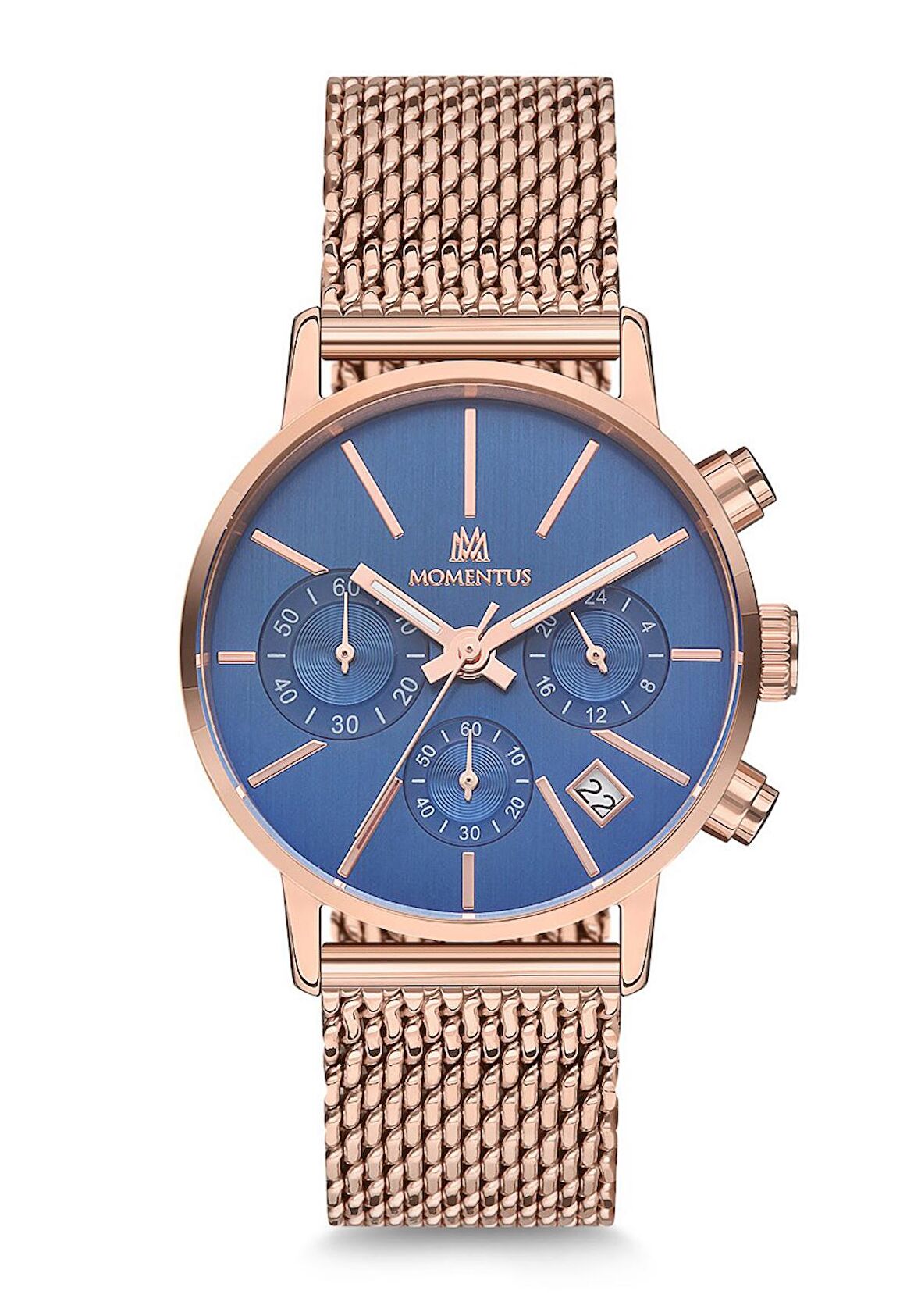Momentus CW249R-10SR Çelik Hasır Kadın Kol Saati 