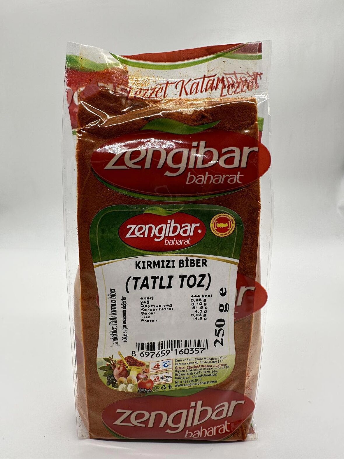 Zengibar Tatlı Kırmızı Toz Biber 250 gr