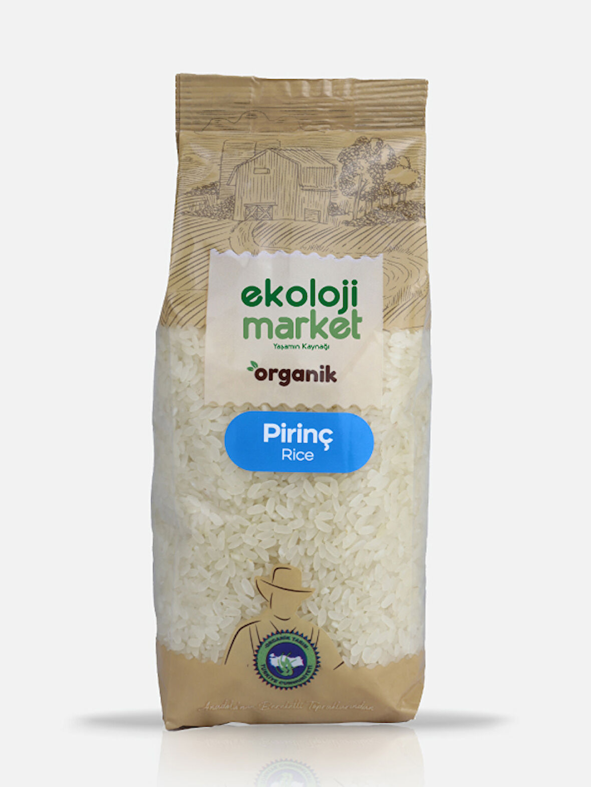 Organik Glutensiz Pilavlık Pirinç  750 gr