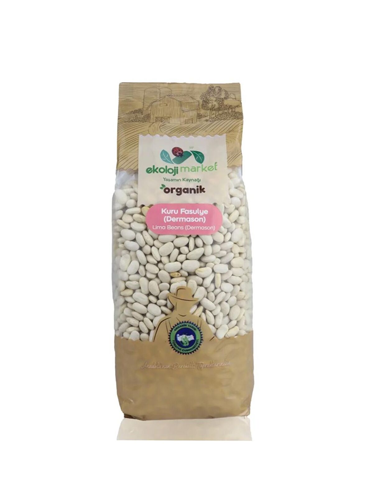 Organik Dermason Kuru Fasulye 750 Gr