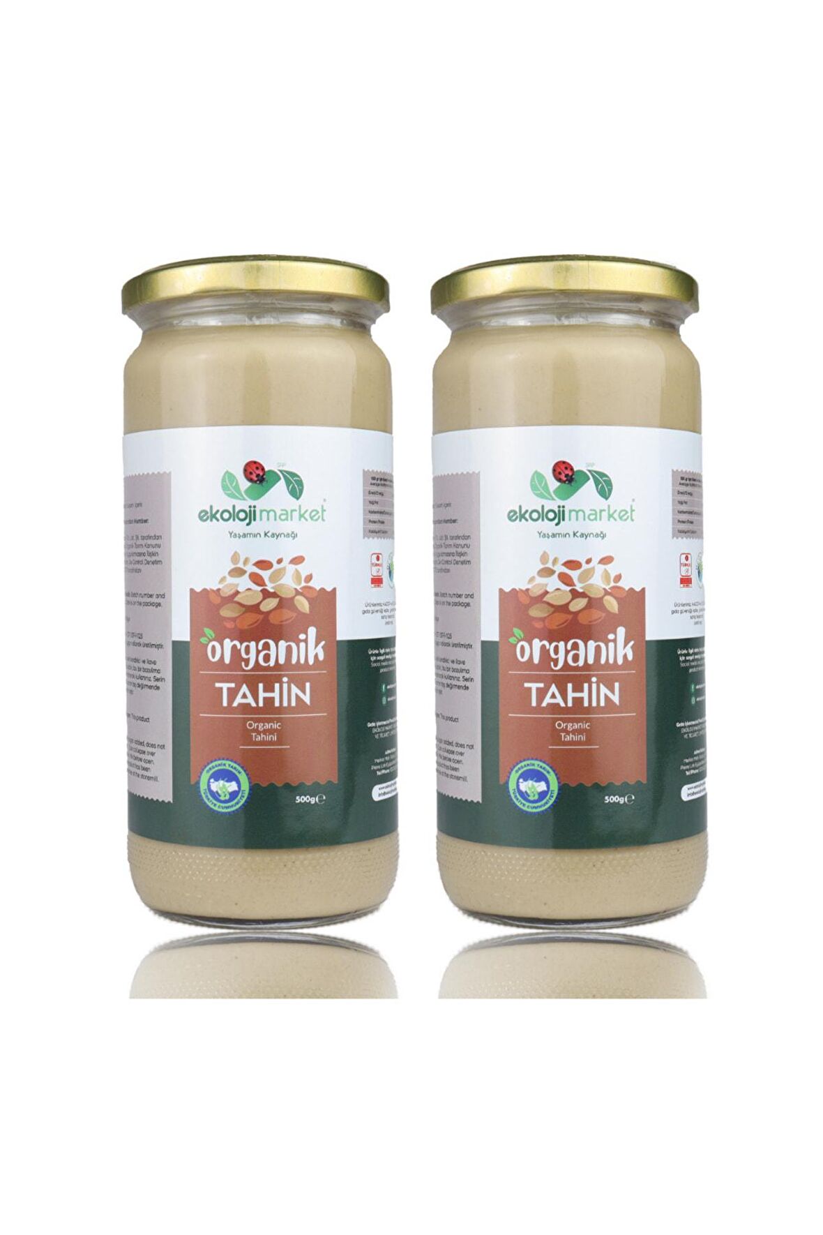 Organik Tahin 500 Gr - 2'li Paket