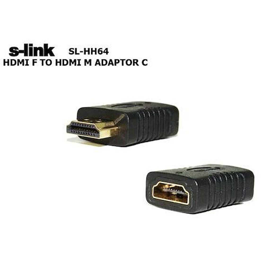 S Link Sl Hh64 Hdmı Erkek To Hdmı Dişi Çevirici / S Link