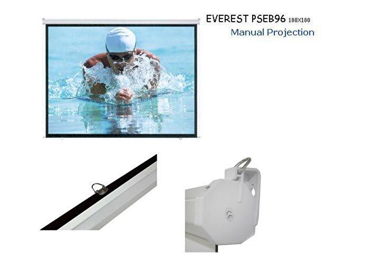 Everest PSC-180 180*180 CAM TOZLU (GLASS BEADS) PE