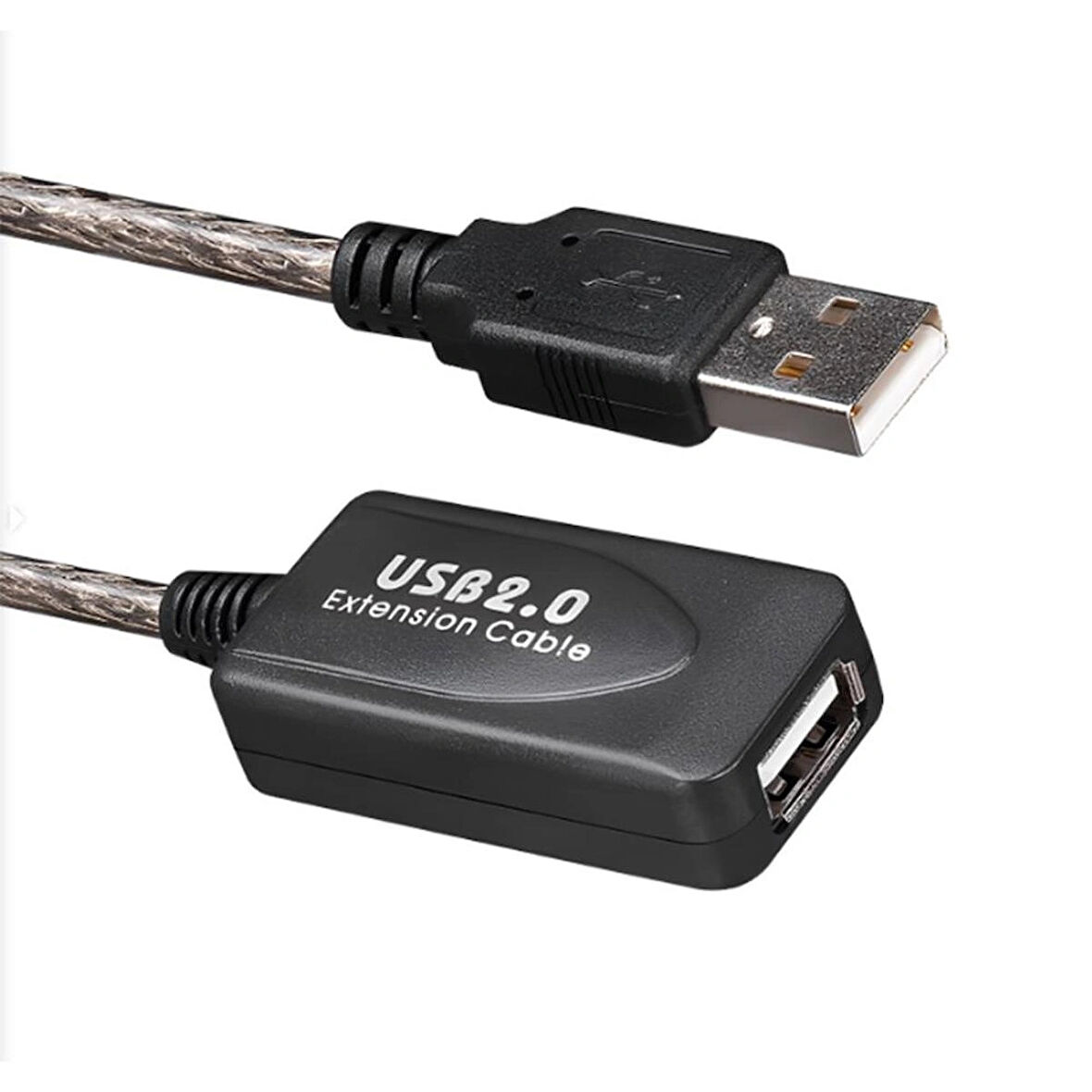 SL-UE140 Şeffaf USB 2.0 Uzatma Kablosu 20MT