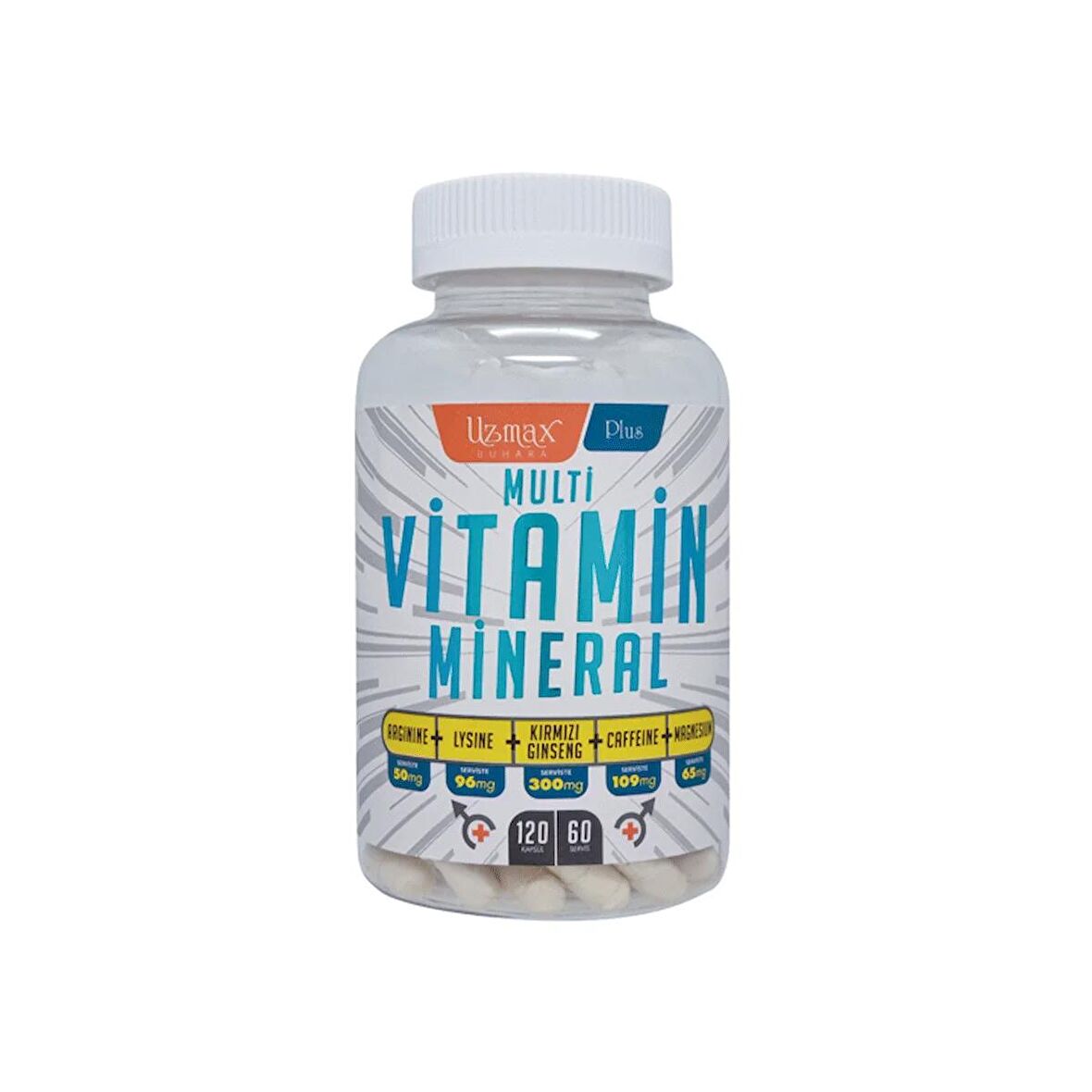 Buhara Uzmax Multivitamin Mineral 120 Kapsül