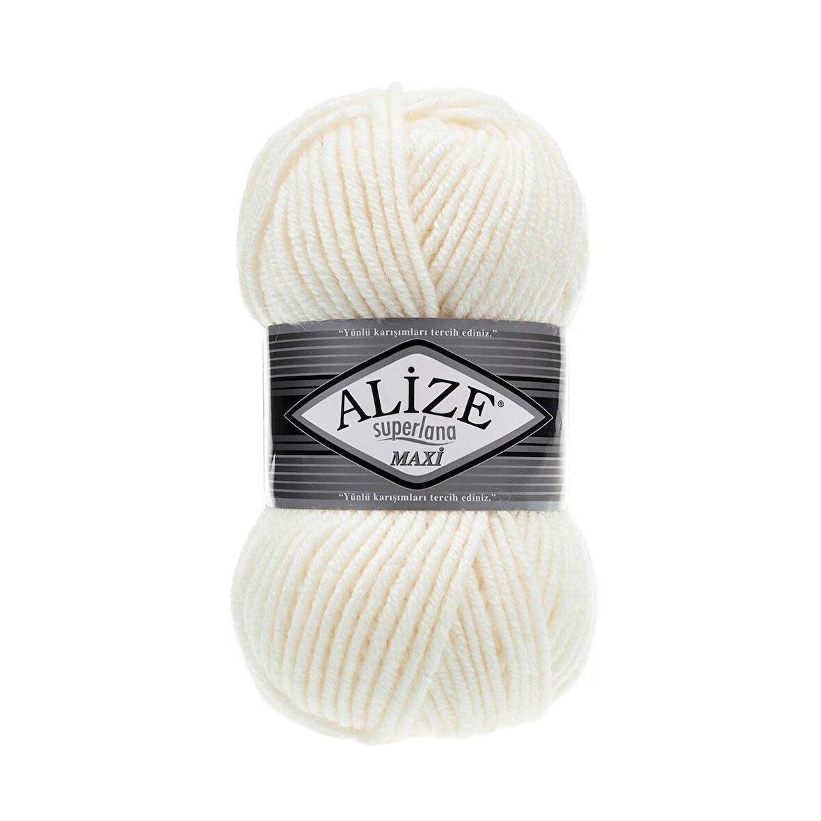 Alize Superlana Maxi El Örgü İpliği - 62 Krem