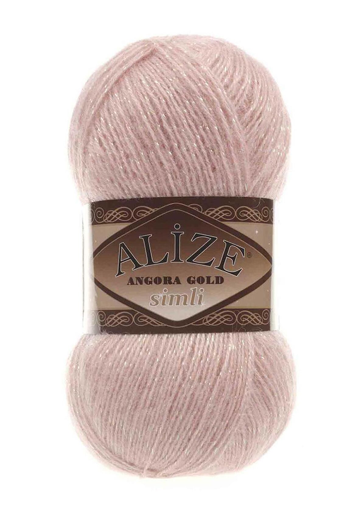 Alize Angora Gold Simli El Örgü İpi Pudra 161