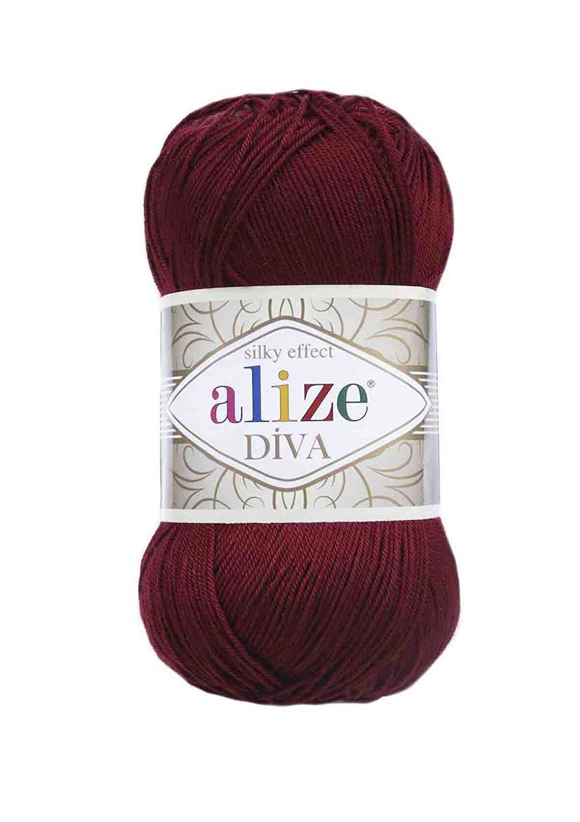 Alize Diva El Örgü İpi Bordo 057
