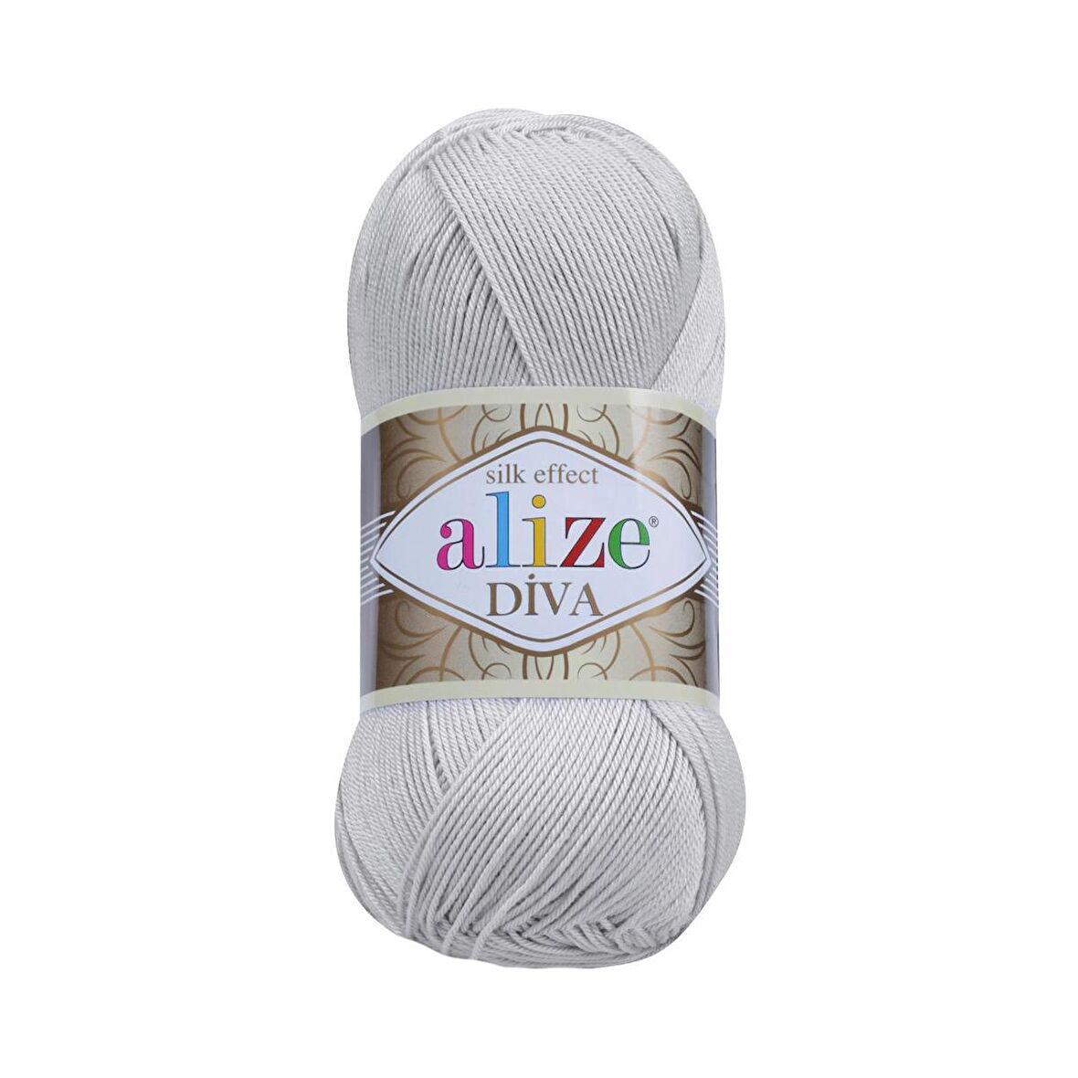 Alize Diva El Örgü İpliği - 168 Açık Gri