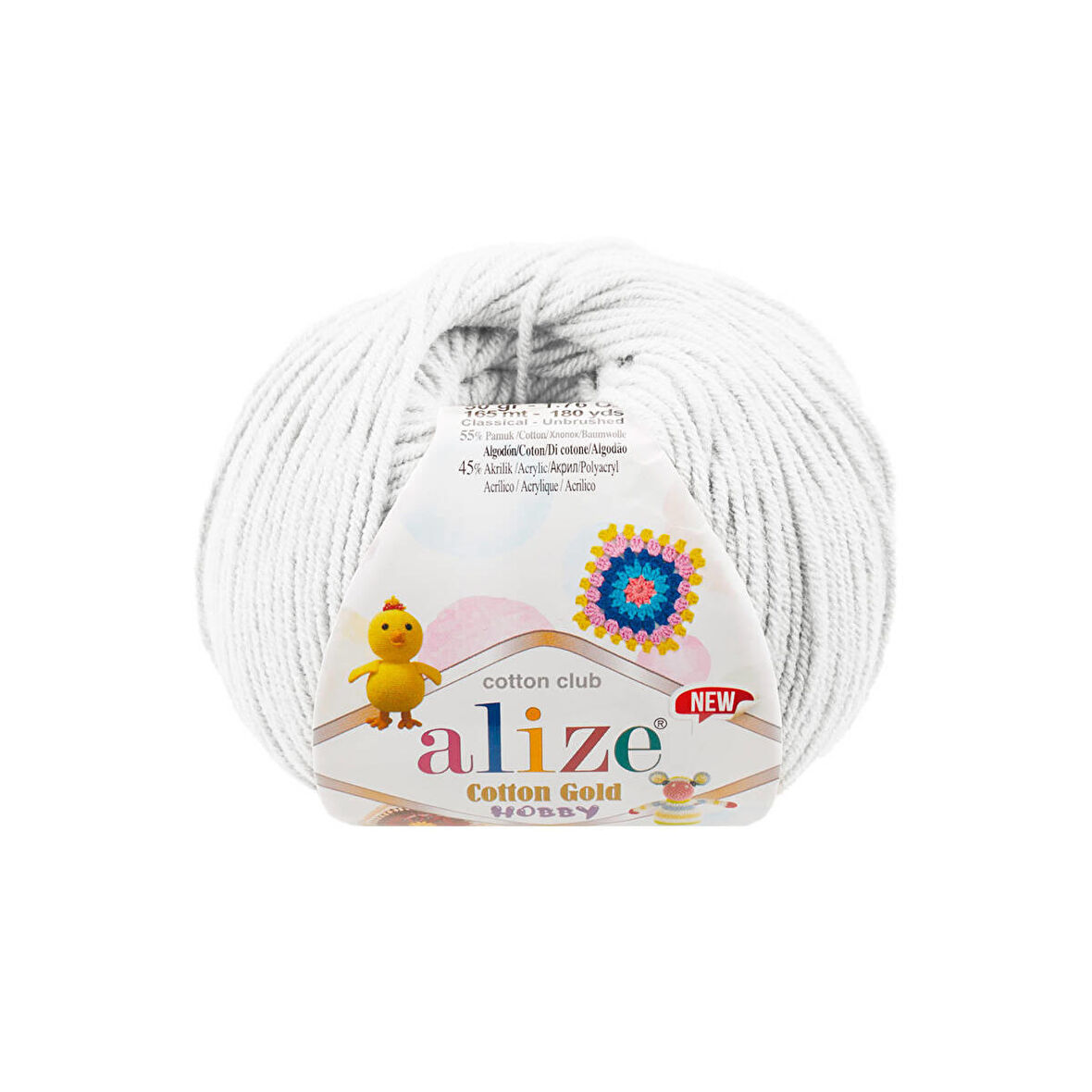 Alize Cotton Gold Hobby New Beyaz 055