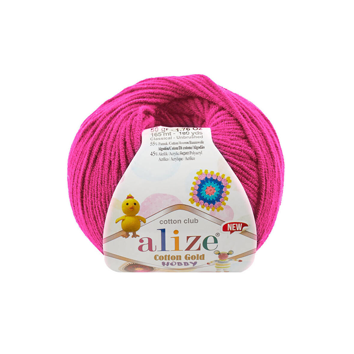 Alize Cotton Gold Hobby New Fuşya 149
