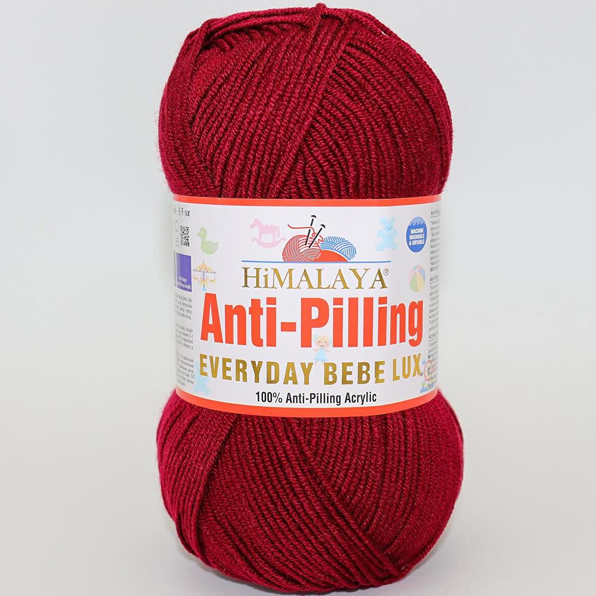 Himalaya Everyday Bebe Lux Anti Pilling El Örgü İpliği - 70407 Bordo