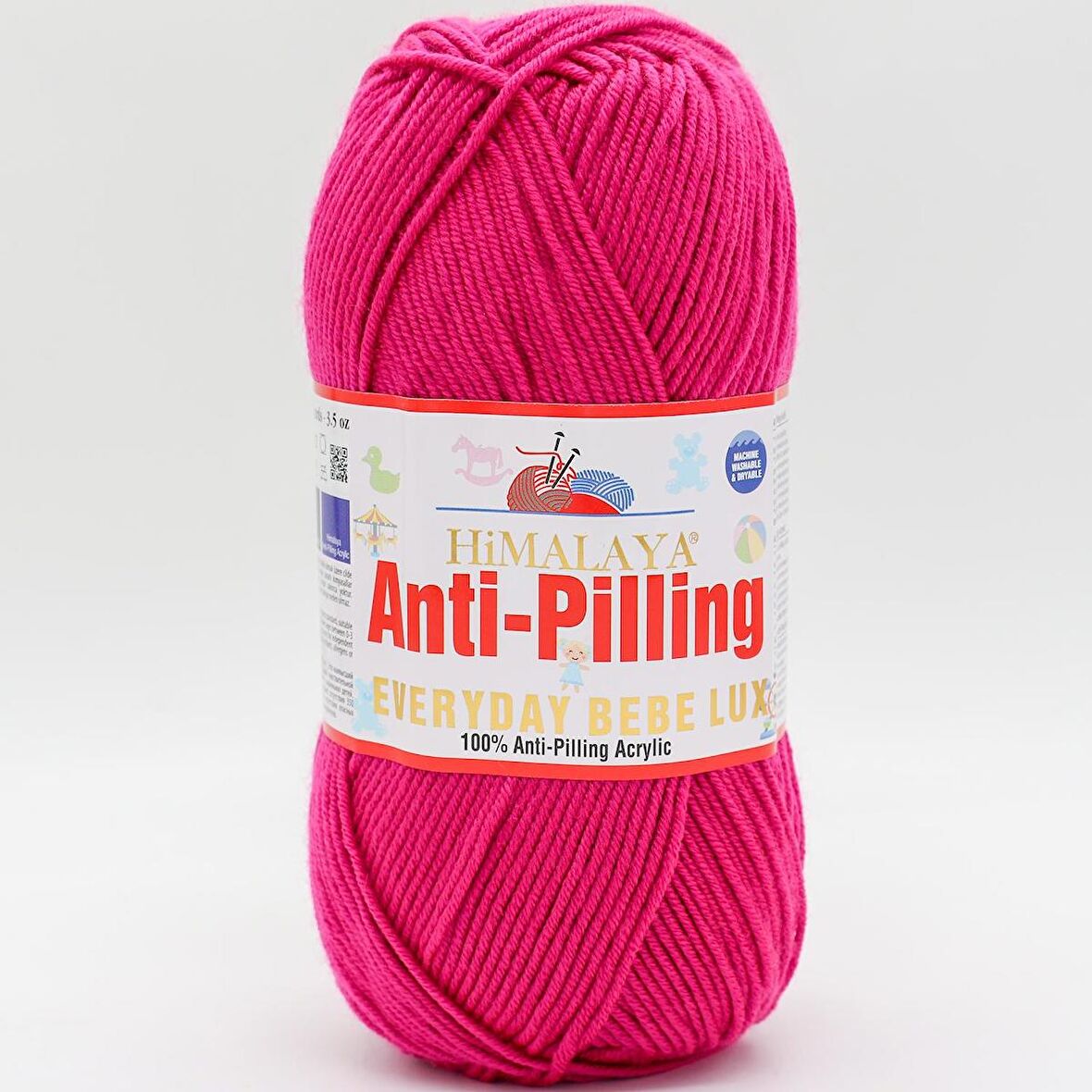 Himalaya Everyday Bebe Lux Anti Pilling El Örgü İpliği - 70428 Fuşya Pembe