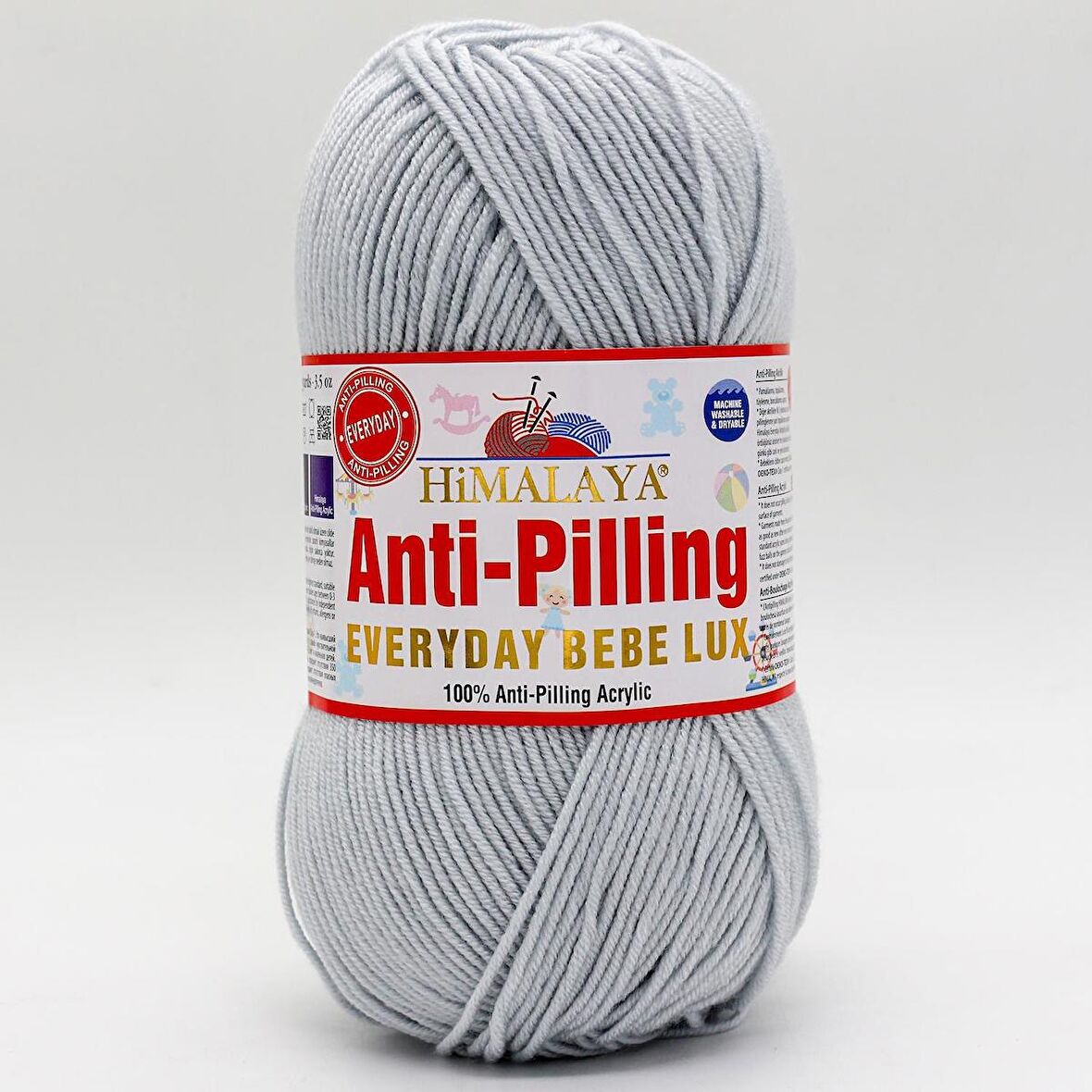 Himalaya Everyday Bebe Lux Anti Pilling El Örgü İpliği - 70430 Açık Gri